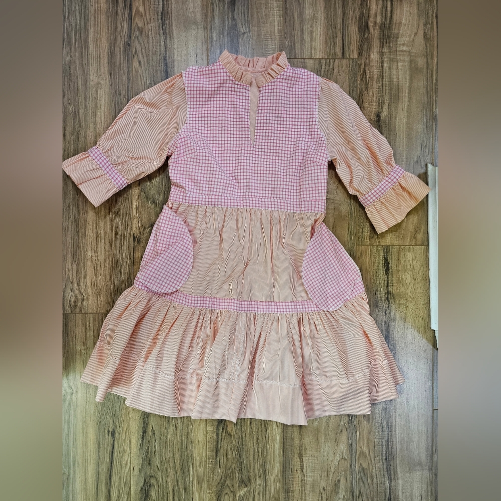 Gretchen Scott Teardrop - Stripe wash & wear dress, size S - Picture 7 of 12